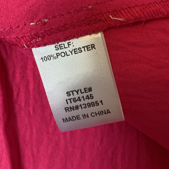 ๐ Hot Pink Flowly Tank - Small - Picture 5 of 6